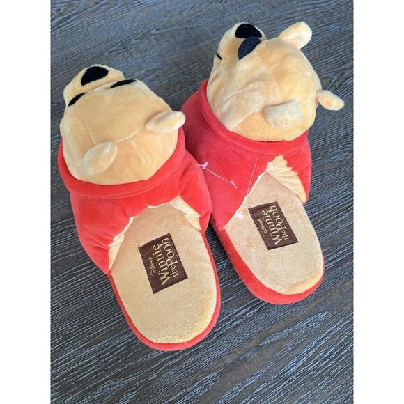 Disney Winnie the Pooh Plush Slippers Size 7/8 New Vintage - Picture 7 of 13